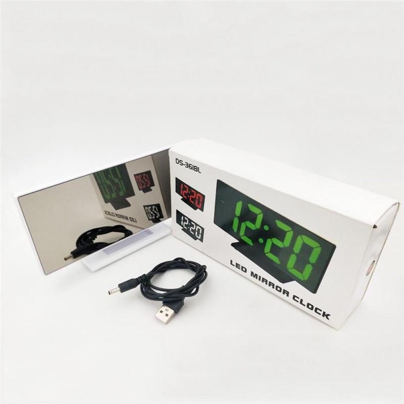 Electronic Clock Multifunction Temperature Display for Rest Night LED Display Desk Alarm Clock