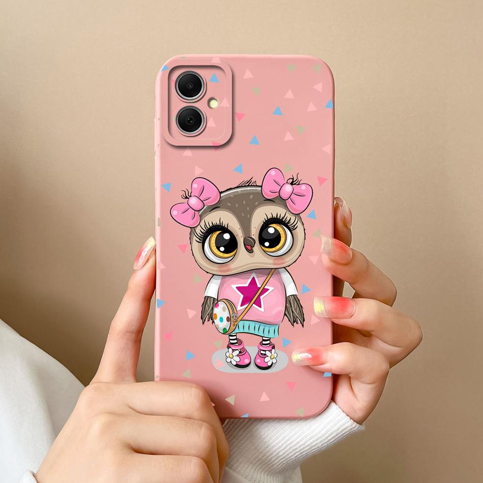 For Samsung Galaxy A05 A05S Phone Cases Simple Unique Soft Liquid Silicone Camera Protection Back Cover For Samsung A 05 Funda