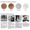 Anti-slip Tape, 10cmx10m Waterproof Anti-slip Tape, Frosted Aluminium Oxide Friction Tape, Anti-drop Tape, Safety Measures