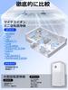 IGOKOTI Air Purifier Powerful Pet Odor Toilet Odor Negative Ion Compact Mini Air No Filter Replacement Energy Home Pollen Air Office Japanese