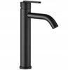 Silver Black Matte Washbasin Faucet Tall Ontario Rea