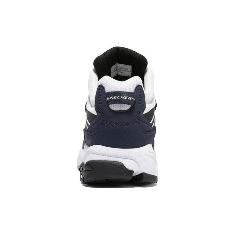 Skechers Stamina Mid-Top Dad Shoes Men Sneakers Blue White 237244-NVW