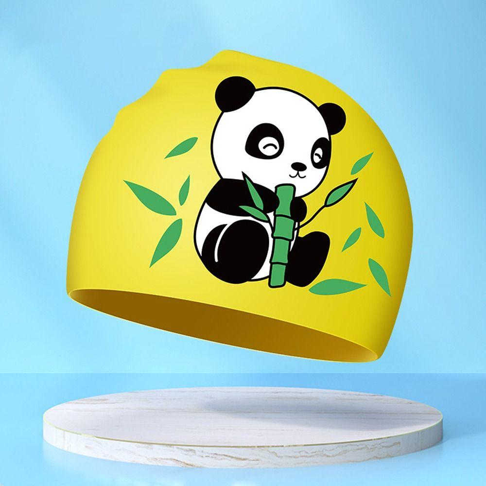 Elastic Kid Swimming Hat Silicone Bathing Hats Cap Water Sport Children Swimming Cap  Summer