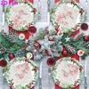 20pcs Disposable Napkins with Little Flower Pattern Print for Wedding,Parties,and Daily Use for Thanksgiving Fall Christmas Table Decoration