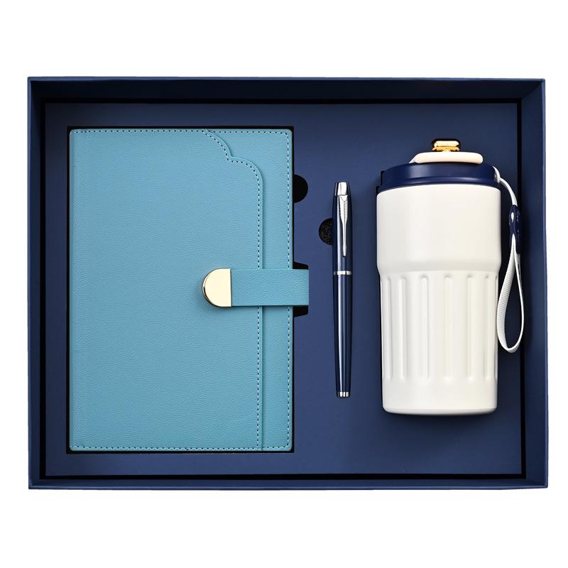 Custom Logo Notebook & Thermos Gift Set for Corporate Meetings