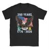 250 Years American 250th Anniversary US USA Flag 4th of July Unisex T Shirt  Vintage T Pure Cotton Adult Clothing