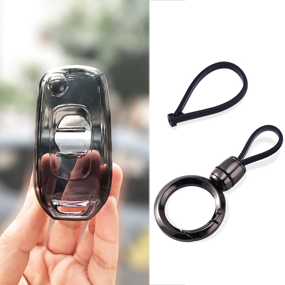 For Renault Clio 5 Duster Logan Oroch Clio Arkana Kwid Sandero Stepway Captur Kadjar Tpu Key Cover Keychain Car Key Case Shell