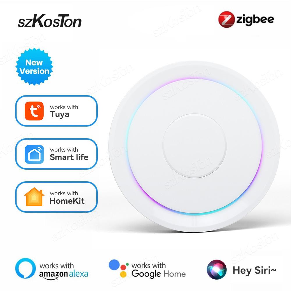 HomeKit Zigbee Hub Gateway Smart Home WiFi Drahtlos Kabelgebunden Brücke Tuya Smart Life Funktioniert mit Apple HomeKit Alexa Google