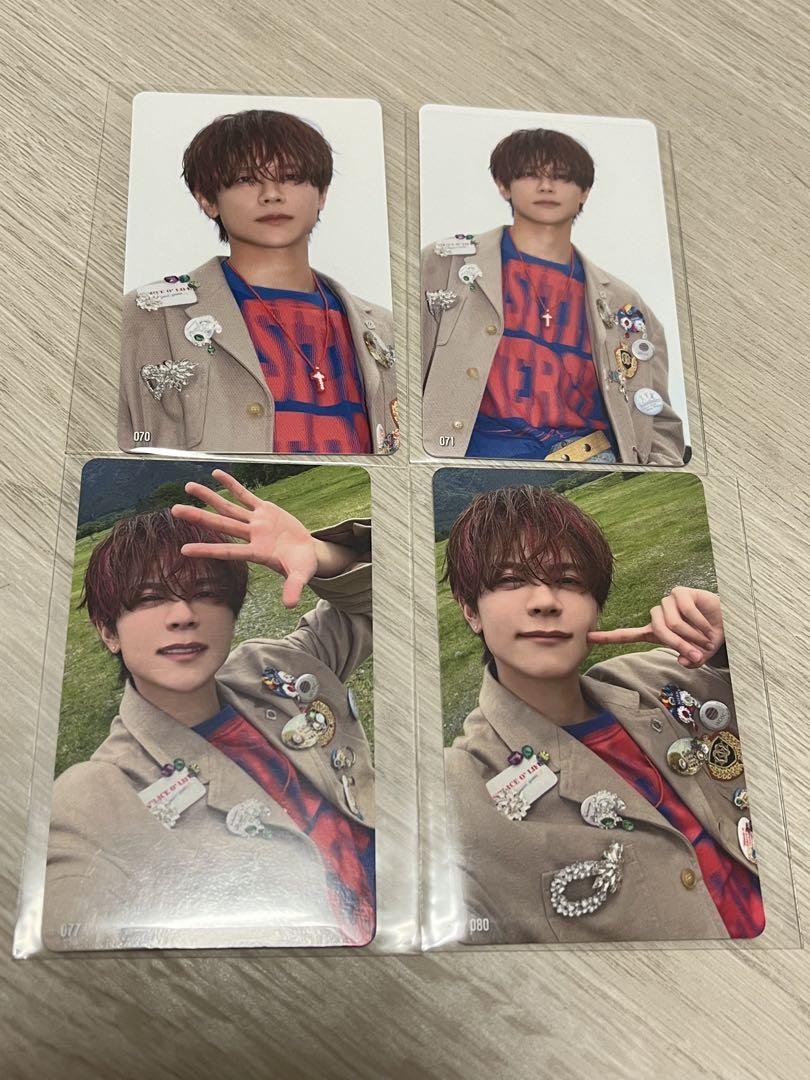 

[USED] INI Kyosuke Fujimaki Trading Cards 070 071 077 080