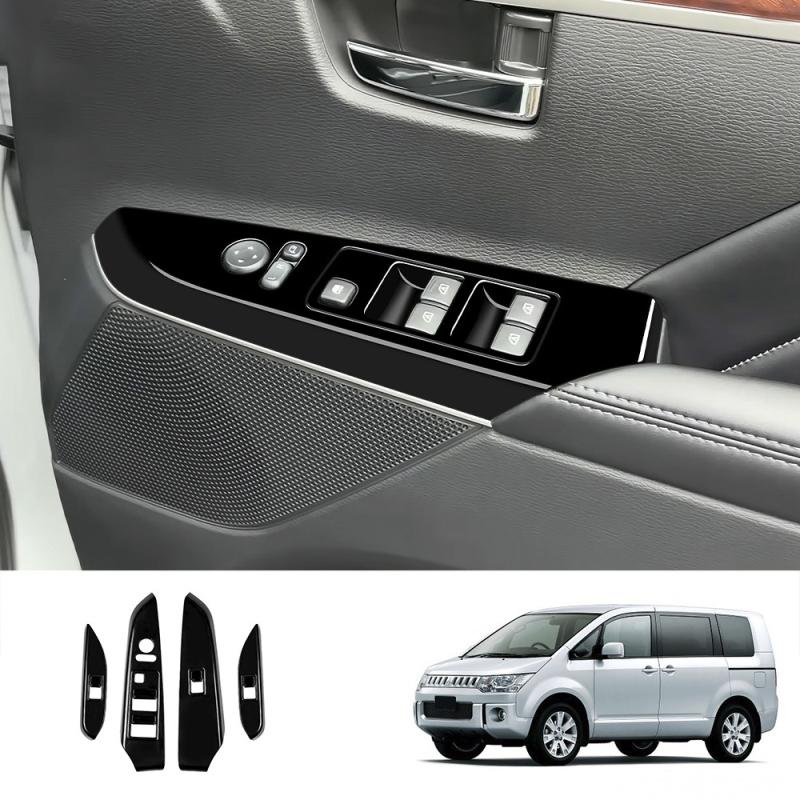 

Правый руль Для Mitsubishi Delica D:5 2024 2025 ABS Панель Кнопки Стеклоподъемника Оконного Стекла Накладка Подлокотника Внутренние Аксессуары RHD ABS black