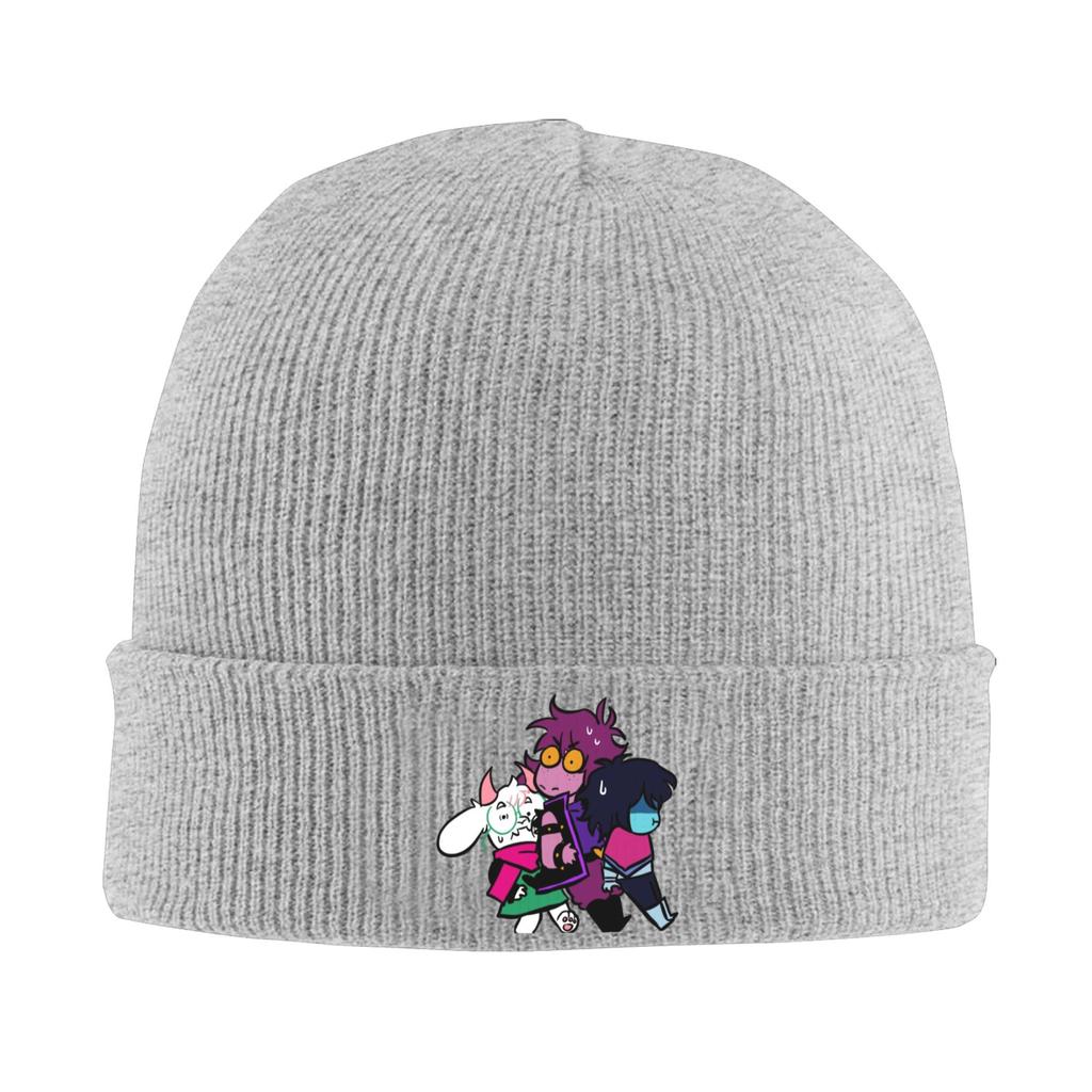 Game Deltarune Kris Susie Ralsei Knitted Caps for Women Unisex Beanie Winter Hat Acrylic  Warm Caps