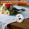 1pc Food Decision Dice Anniversary Date Night for Couple Stainless Steel Food Determine Dice Set Men Women Birthday Wedding Gift