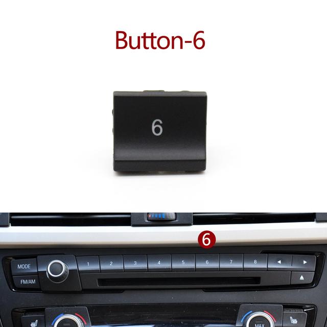 Tableau de bord avant de voiture Radio lecteur CD bouton de commutation boutons de commutation garniture de couverture pour BMW M3 M4 F20 F21 F22 F30 F32 F35 F34 F36 F45 F46