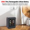 5 in 1 Air Quality Monitor, PM2.5 PM10 PM1.0 Detector with LCD Color Screen, Portable Temperature Humidity Meter for