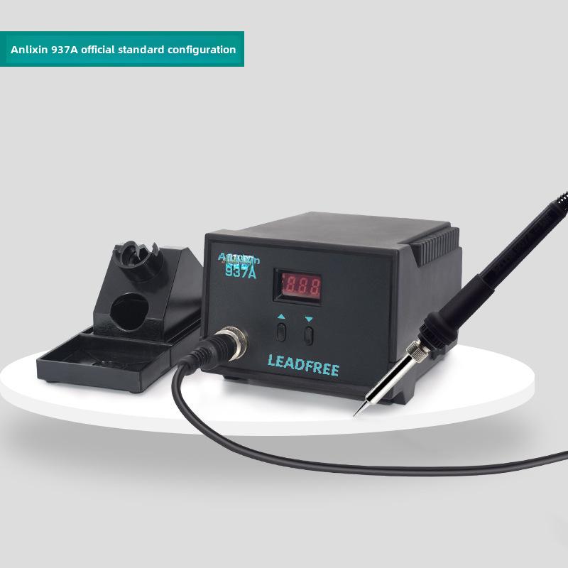 Lixin 936A Adjustable Temp Electric Soldering Iron with Digital Display & Anti-Static Features for Phone Repair