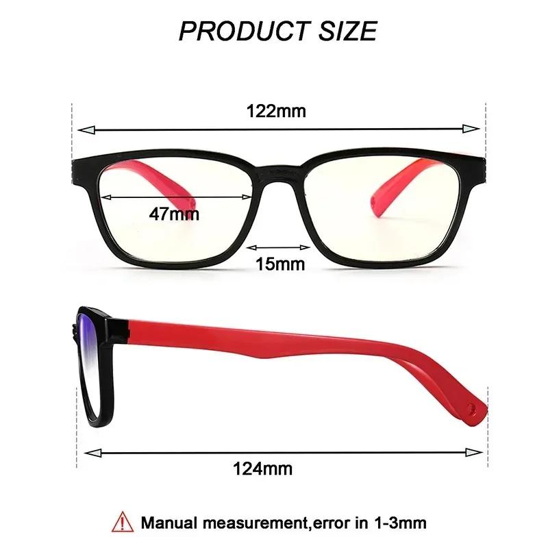 Blue Light Blocking Glasses for Kids UV Protection Age 3-12 Girls Boys Blue Light Glasses Anti Eyestrain