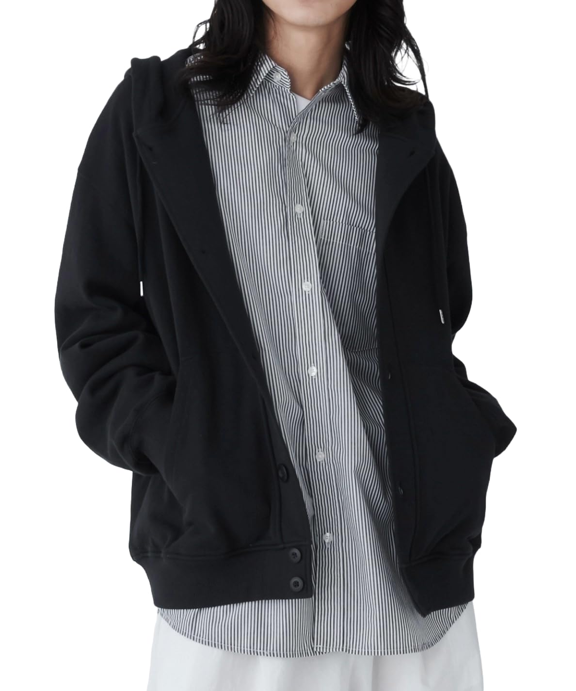 

WEGO Hooded Sweatshirt Simple and Solid Perfect for and Size Black Men s Cardigan, Unisex, Color, Loungewear, Spring, Summer, Autumn, Winter, L, чёрный