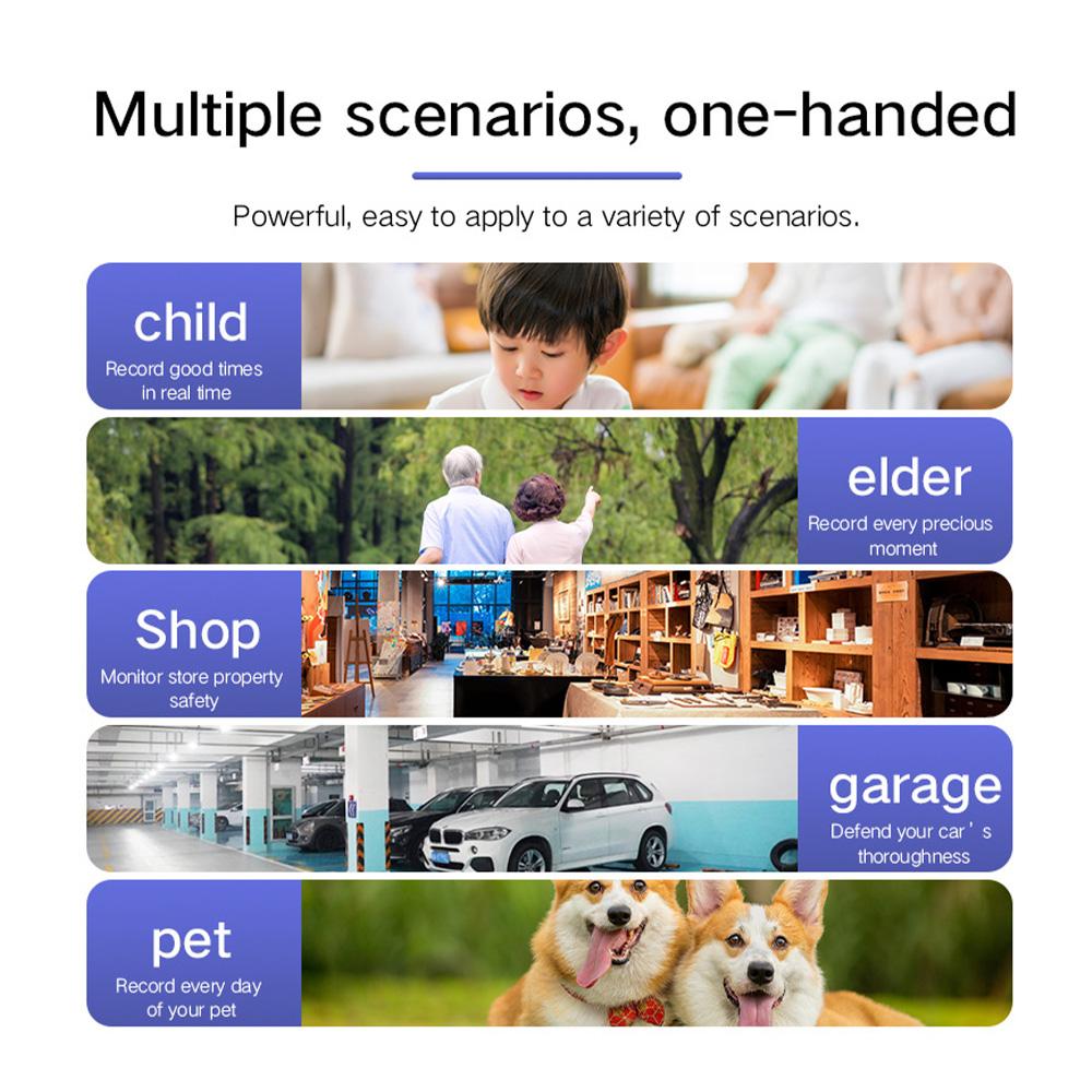 Smart Camera Recording 1080P Security Camcorder Motion Detection and Continuous Portable Infrared Night Viewing   Camera for   Warehouse