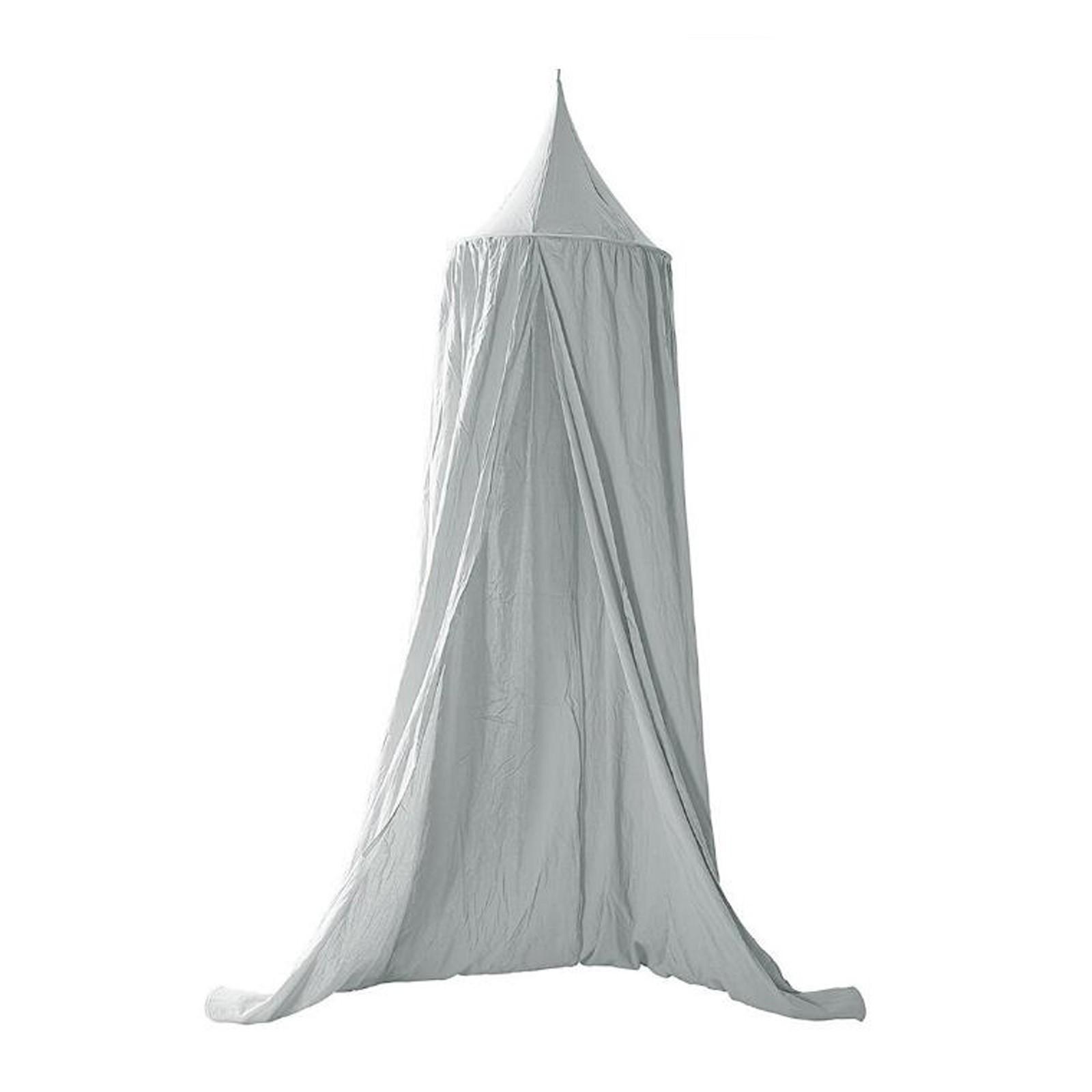 

(SU)Навес для детской кроватки, круглая занавеска с москитной сеткой Bedd One size серый