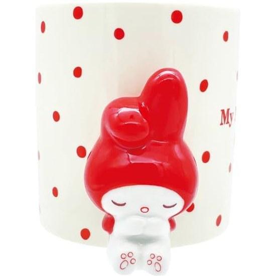 Sanrio My Melody Mug Sweet Approximately Diameter 128cm 300ml Tableware Miscellaneous Goods Birthday Present White SAN4643