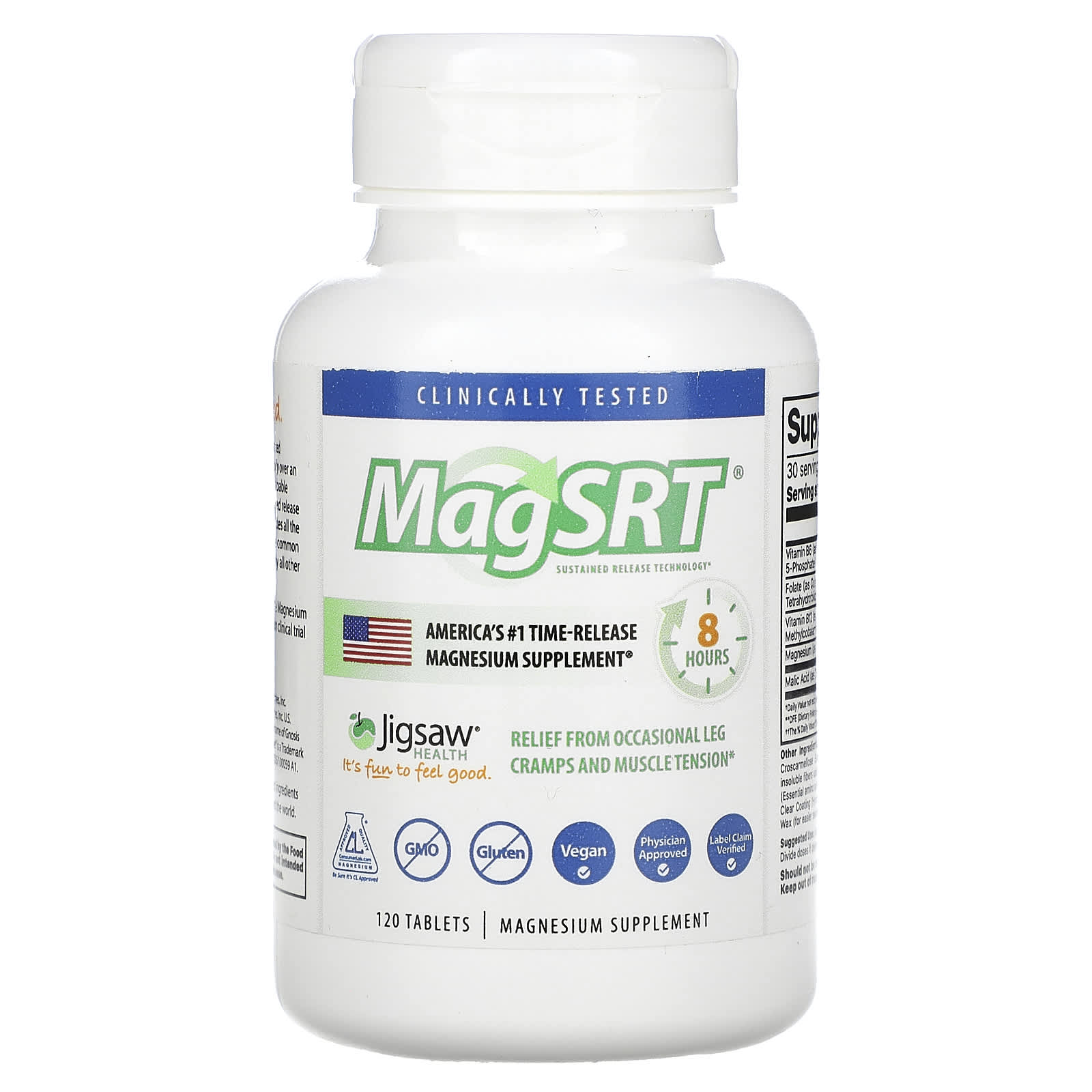 

Jigsaw Health, MagSRT, 120 Tablets