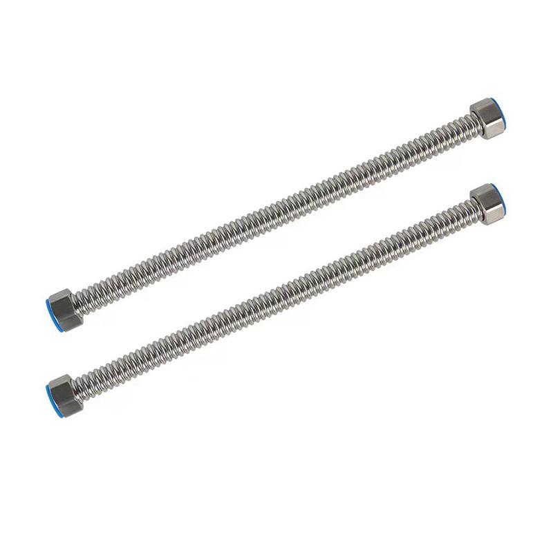 Stainless Steel Corrugated Pipe Domestic Water Heater Metal Hose Inlet Pipe Hot And Cold Household