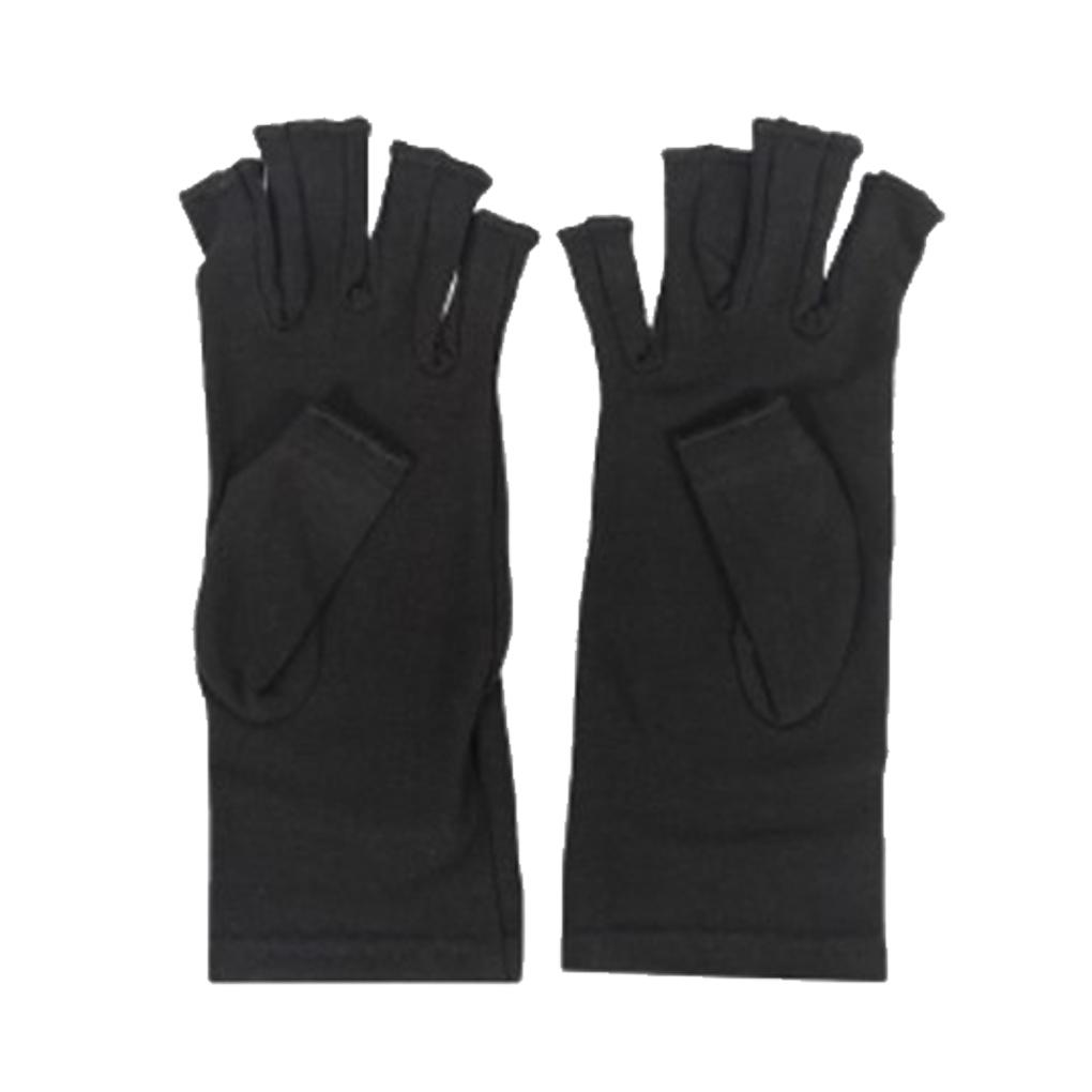 

1 Pair Polyester Compression Glove Replacement Exercising Sport Mitten чёрный
