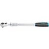 HAZET HiPer Telescopic Reversible Ratchet Torque Wrench Blue/Black/Gray with Ball Lock Continuously Extendable Super Long Version 12.5mm (1/2 inch) Sq