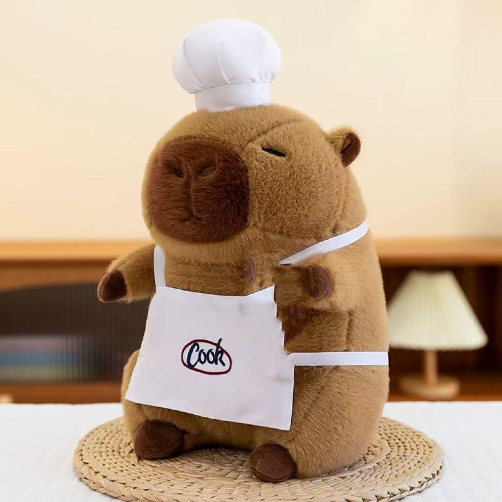 Capybara Cartoon Plush Toy Pillow - Cute Stuffed Animal Doll Gift