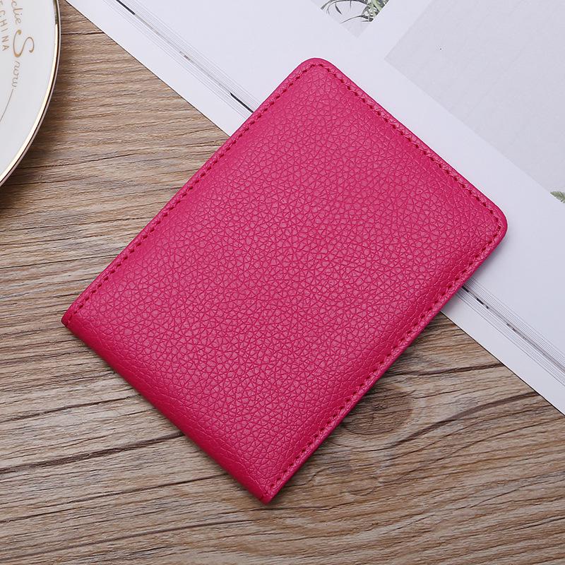 Simple Wordless Driver's License Leather Case Super Pu Driving License Case Mobile Driver's License Pvc Card Case Document Business Gift