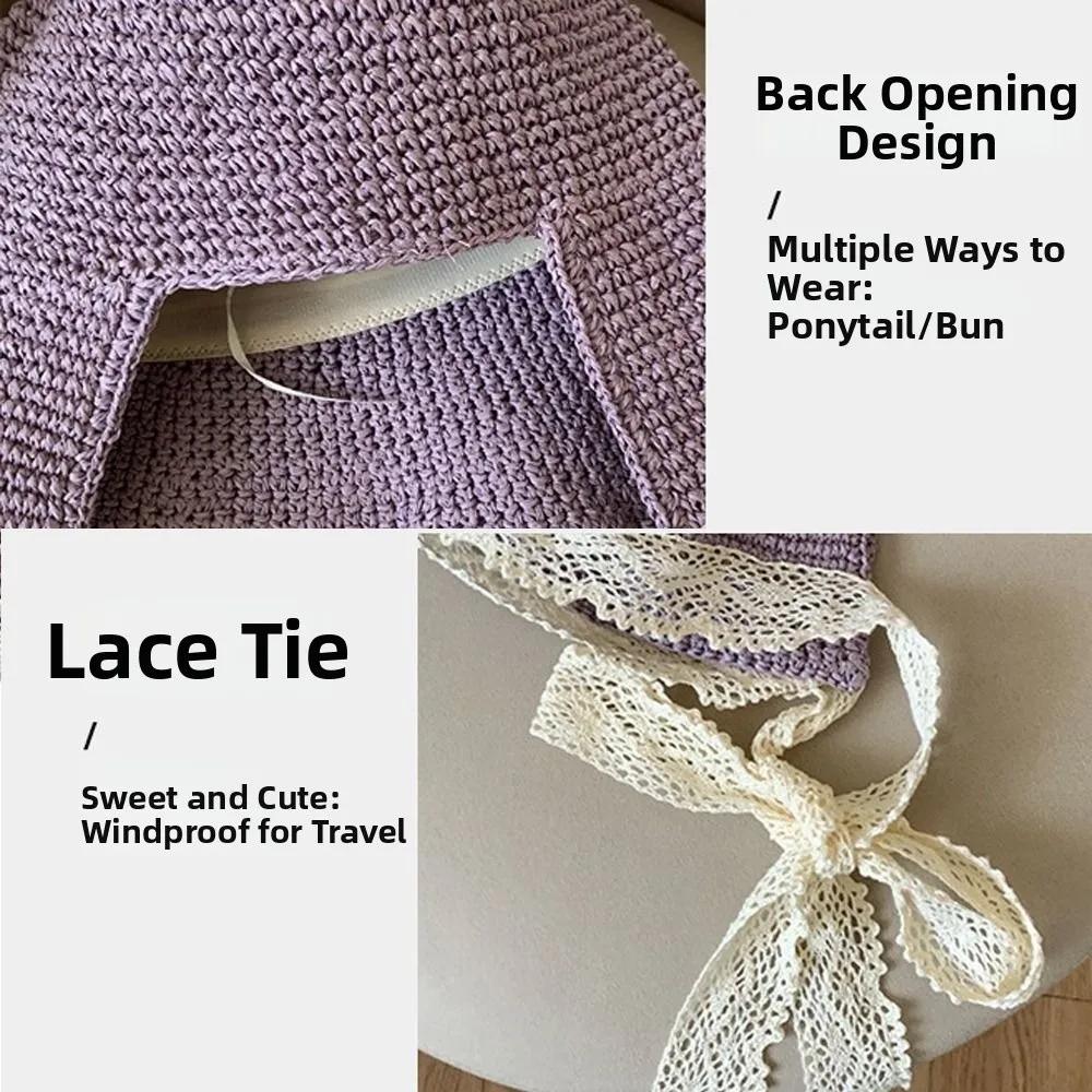 New Sun Protection Straw Hat Large Brim Foldable Straw Sun Visors UV Protect UPF 50+ Sunscreen Hat Women Girls