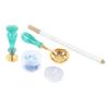 Wax Sealing Stamp Kit Tridimensional Clear Pattern Detachable Handle Delicate Wax Vintage Wax Sealin