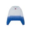 Li Ning Wu Chuang Wu Yi Embroidered Logo Gradient Loose Pullover Hoodie Women Hoodies Blue AWDRA44-3