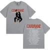 Rapper Chayanne Bailemos Otra Vez Tour 2026 Album T Shirt Men Hip Hop Gothic Punk Tshirts 90s Vintage Oversized Cotton Tshirts