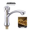 Stainless Steel Washbasin Faucet with Alloy Handwheel
