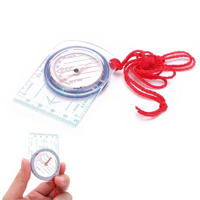 Multifunctional Keychains Compasses Portables Navigation Hiking Equipment for Campers and Explorers