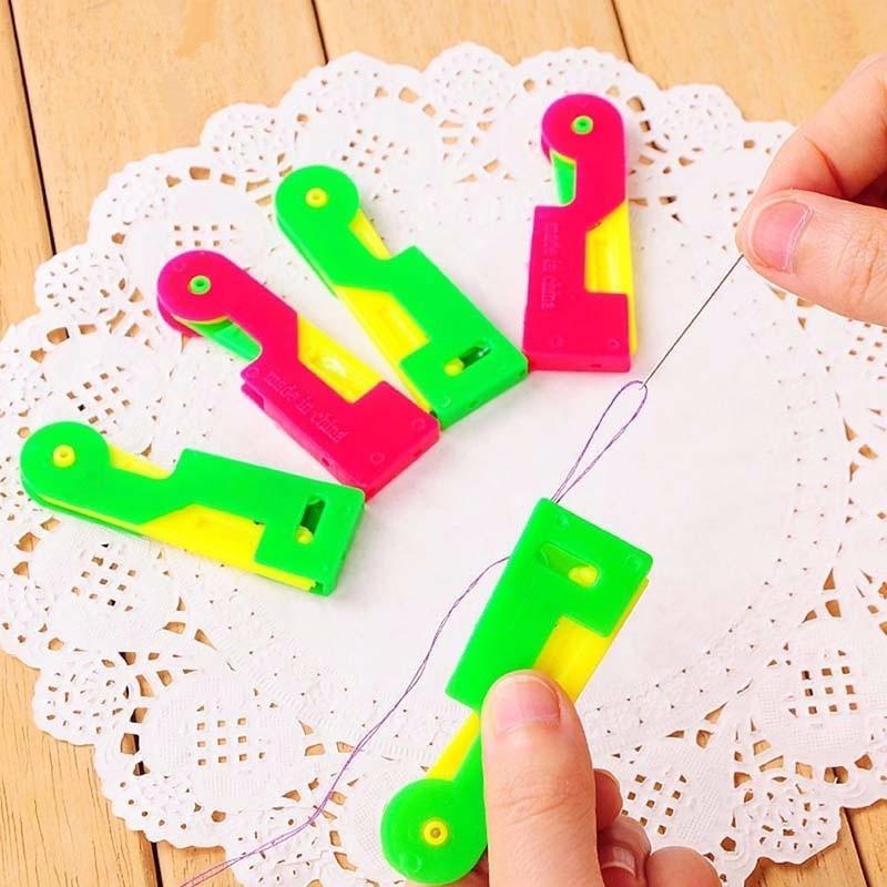 

5 шт. Інструмент для нанизування нитки Посібник для літніх людей Простий пристрій Автоматичне шиття з ниткою. Light Grey