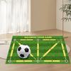 Football Training Mat Rug Carpet Lightweight Sturdy Foldable Nonslip Dribble Portable