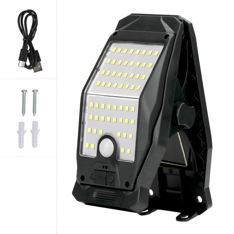 Super Bright Solar Outdoor Wall Light with Human Sensor, Waterproof for Courtyard, Fence, and Street Illumination