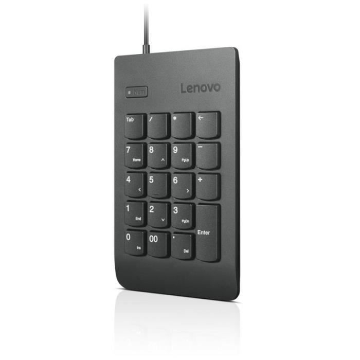Pavé numérique - LENOVO - Numeric Keypad Gen II - USB - Filaire - Noir
