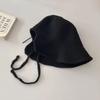 New Breathable Sunscreen Fisherman Hat Straw Hat, Summer Lace-up Outing Sun Hat, Large Brim Sun Hat Children Hat