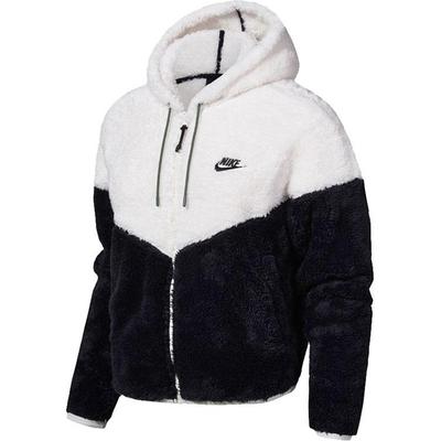 Cropped Coats Women's Black/White Hooded Thickened BV5469-133