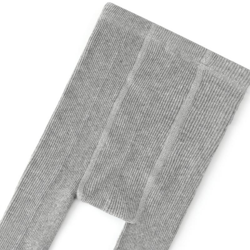 Spring Sweet Girls Tights Fine Stripe Design Ruffle Hem Ribbon Bow Leggings Comfortable Princess Kids Cropped Leggings