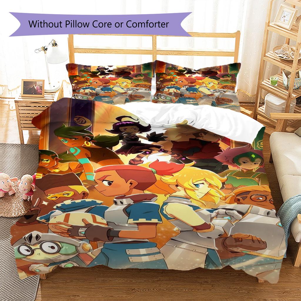 Dragon Striker Pattern Bedding Set Quilt Cover Pillowcase Home Decor Gift (1 * duvet cover + 2 * pillowcase, without core)