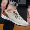 Pu Leather Men Shoes Sneakers Trend Casual Skateboarding Shoes Male Sneakers Non-slip Footwear Men Vulcanized Shoes Men Sneaker