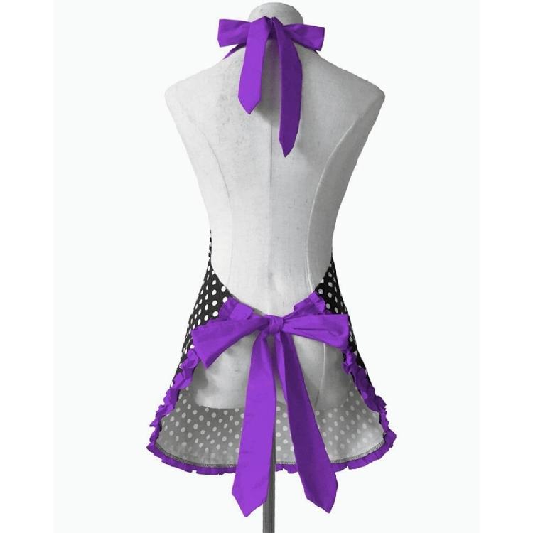 Women's Cake Apron Fashion Bowknot Apron for Women Girls Retro Kitchen Cooking Apron with Pockets Mother's Day Gifts