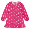 Lilly & Sid Girls All-Over Print Puff Sleeve Dress