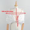 Satin Twist Bridal Shawl Wrap Elegant Short Stole Cover Up Shoulder Cape for Wedding Evening Party Formal Dress