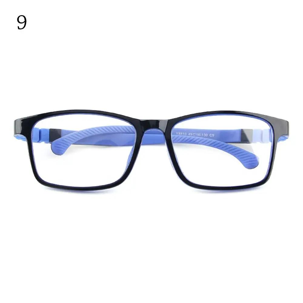 Kids Anti-blue Light Glasses Silicone Children Boys Girls Computer Eyeglasses Ultralight Square Spectacle Transparent Eyewear