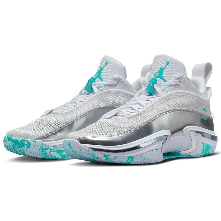 Zapatillas Unisex Guo Ailun x Air Jordan 36 Low PF Blanco Hiper Jade DM9032-130